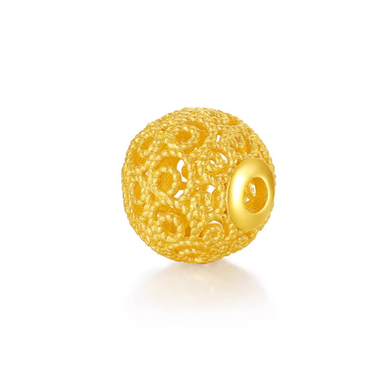 3D Hard Gold Pendant Necklace with Gift Box