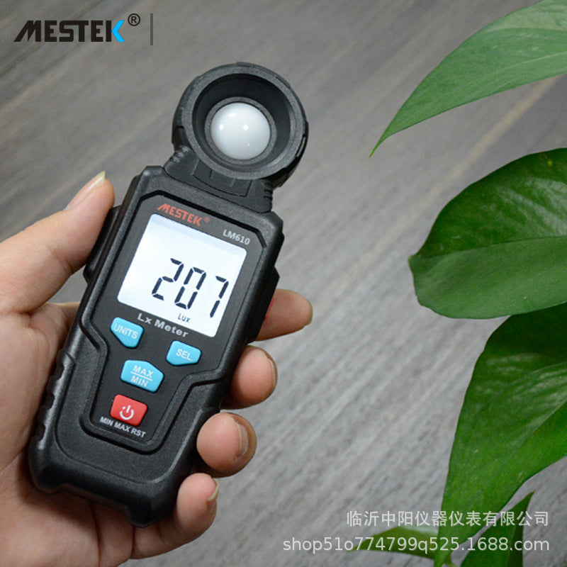 Digital Illuminance Meter Light Meter High-precision Lumen Tester Light Brightness Detector Illuminance Measuring Instrument