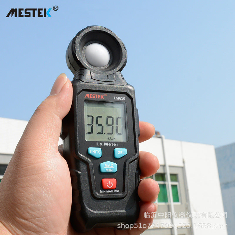 Digital Illuminance Meter Light Meter High-precision Lumen Tester Light Brightness Detector Illuminance Measuring Instrument