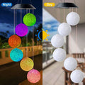Solar Powered Wind Chime Garden Lights