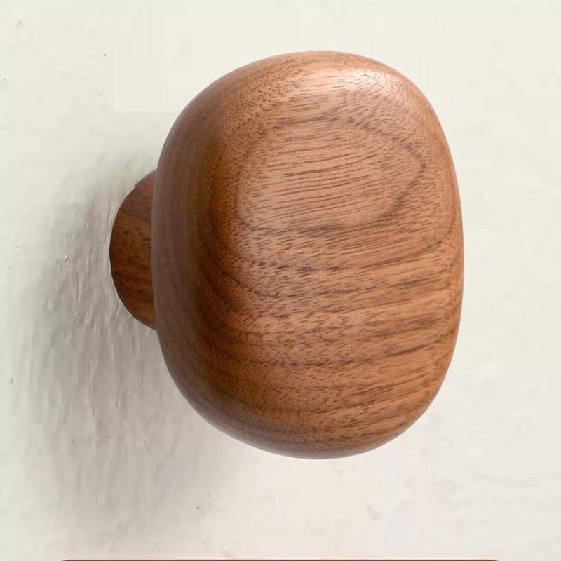 Nordic Solid Wood Adhesive Wall Hooks and Handles