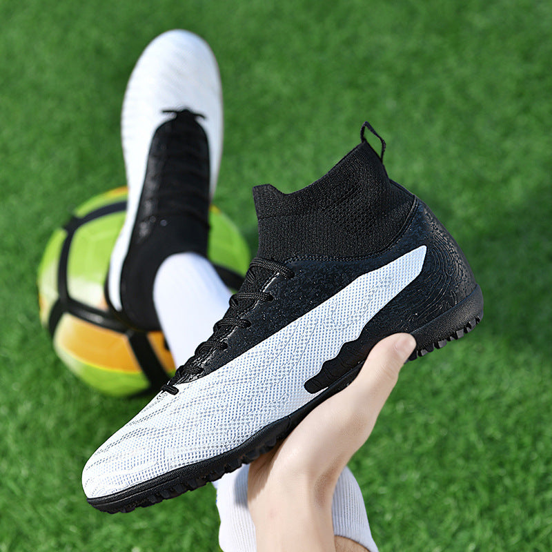 Low Top Leather Football Training Shoes