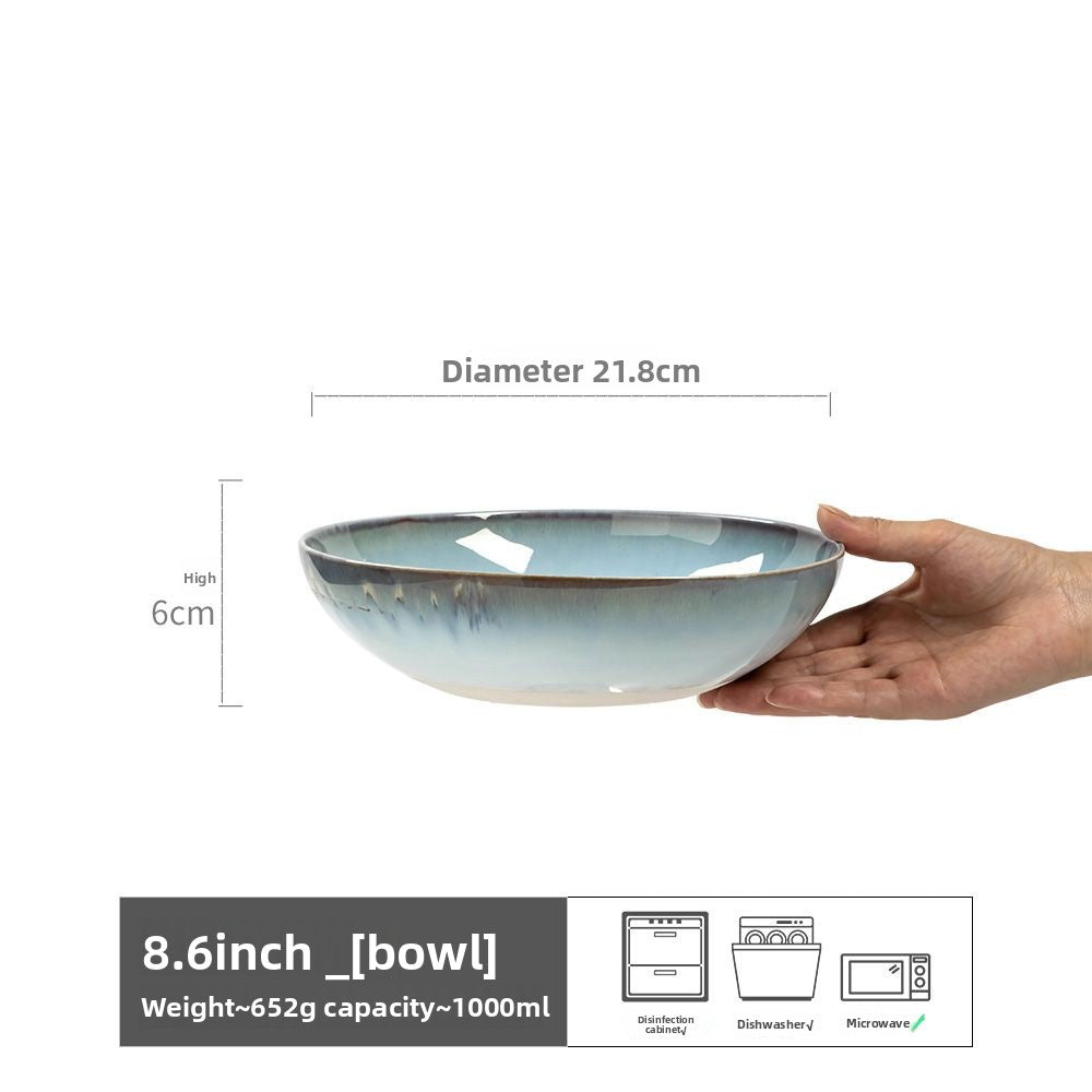 Retro Ceramic Salad Bowl Set
