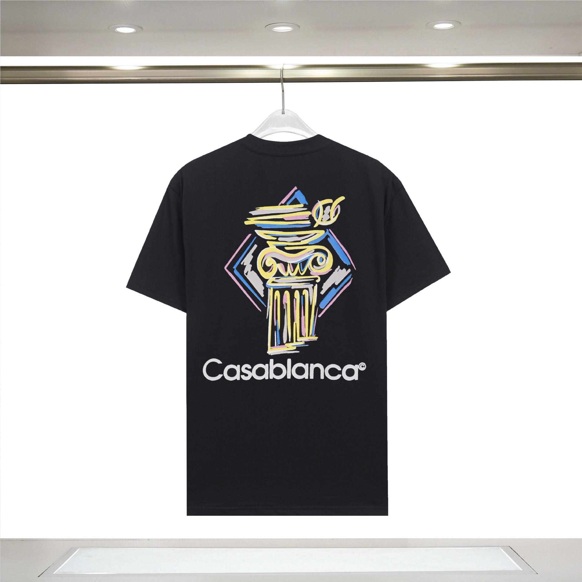 Casual Cotton Letter Print T-shirt