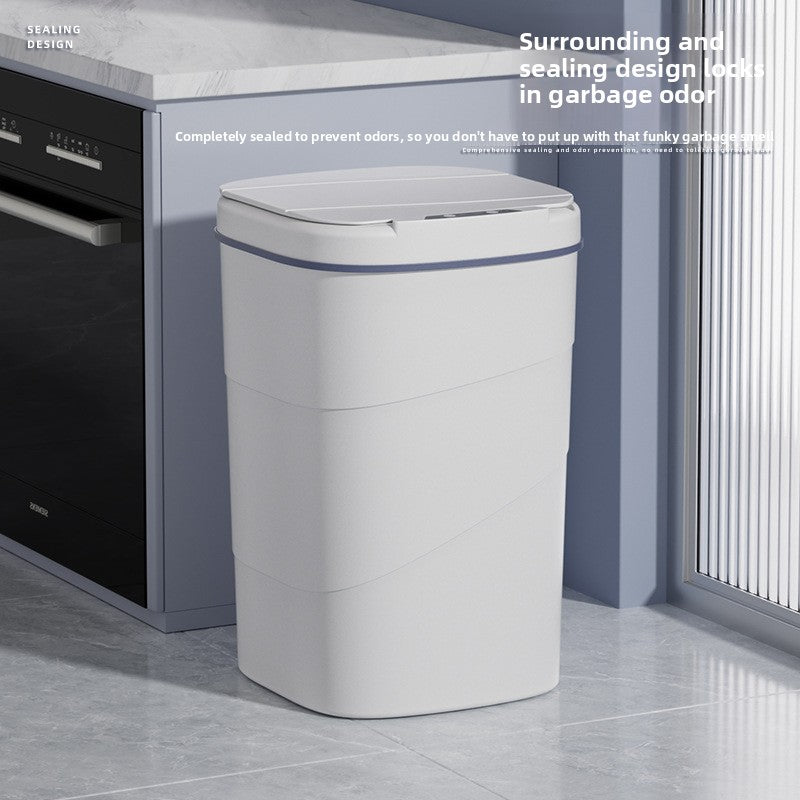 Smart Sensor Trash Can with Night Light