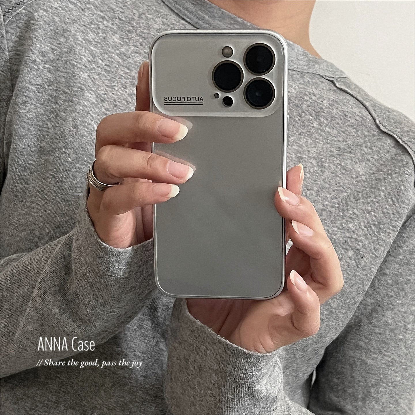 Slim Transparent iPhone Case with Lens Protection