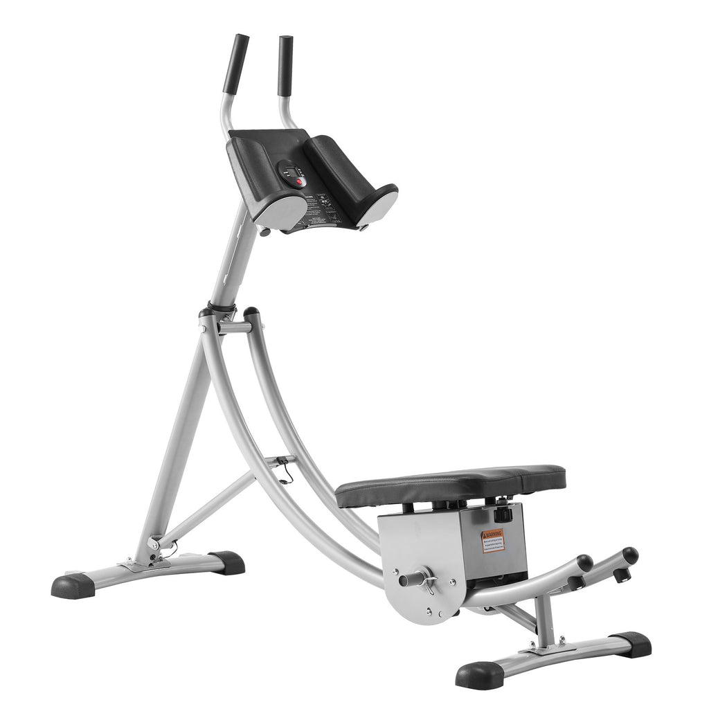 AB Workout Machine, Ab Workout Equipment At Home Gym, Core & Abdominal Trainers For Women, 440 Lbs Weight Capacity Strength Training Ab Cruncher, Foldable Adjustable Fitness Exerciser
