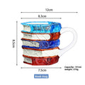 Book-Shaped Ceramic Coffee Mug