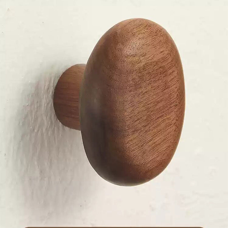 Nordic Solid Wood Adhesive Wall Hooks and Handles