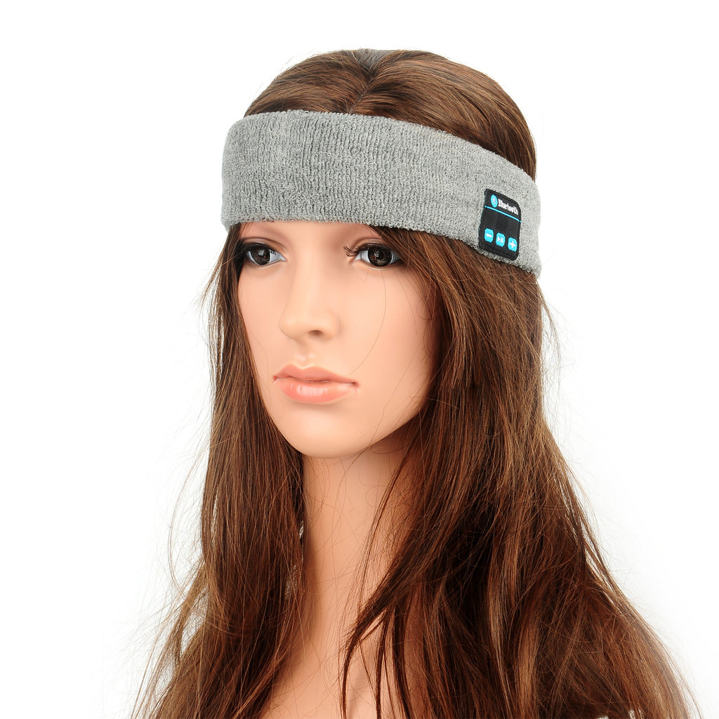 Outdoor Sports Elastic Sweat-absorbent Headband Stereo Wireless Bluetooth Headset Headband Music Headband