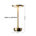 Rechargeable Touch Control Table Lamp