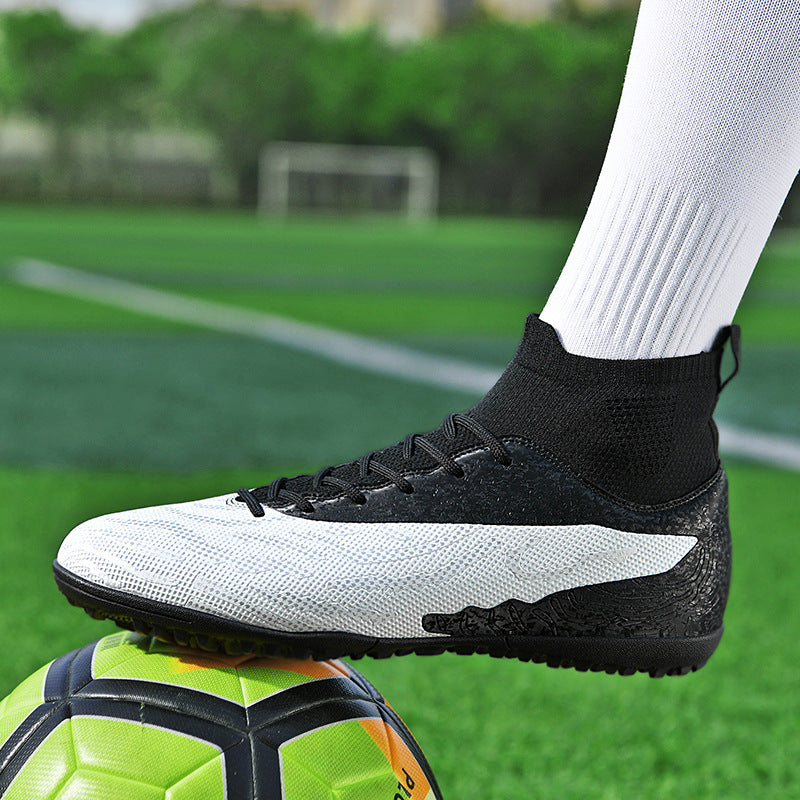 Low Top Leather Football Training Shoes