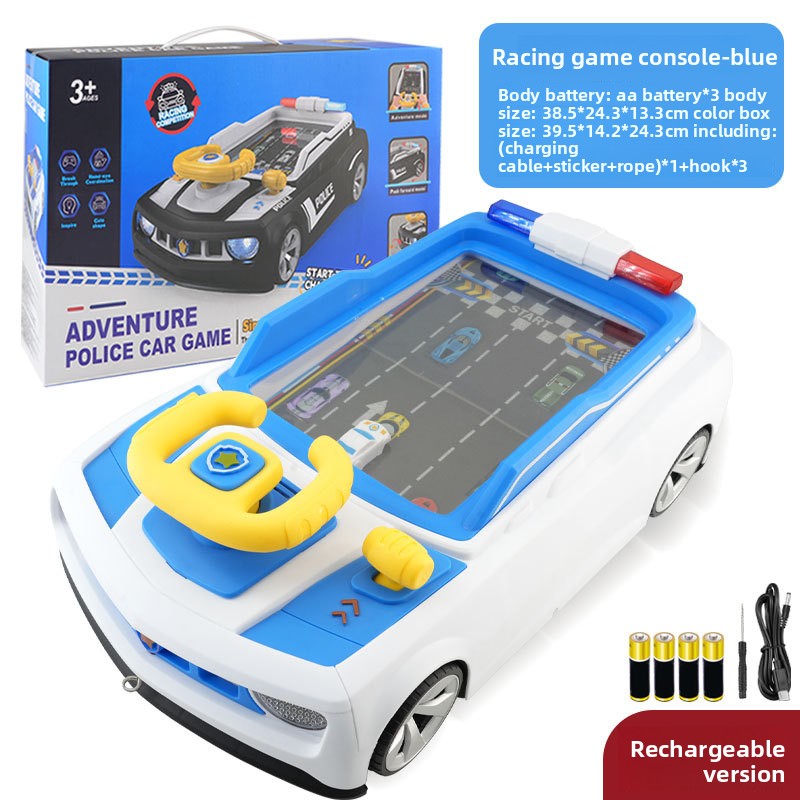 Racing Simulation Steering Wheel Educational Game Console