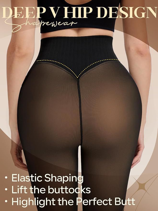 Seamless High Waist Shaping Pantyhose