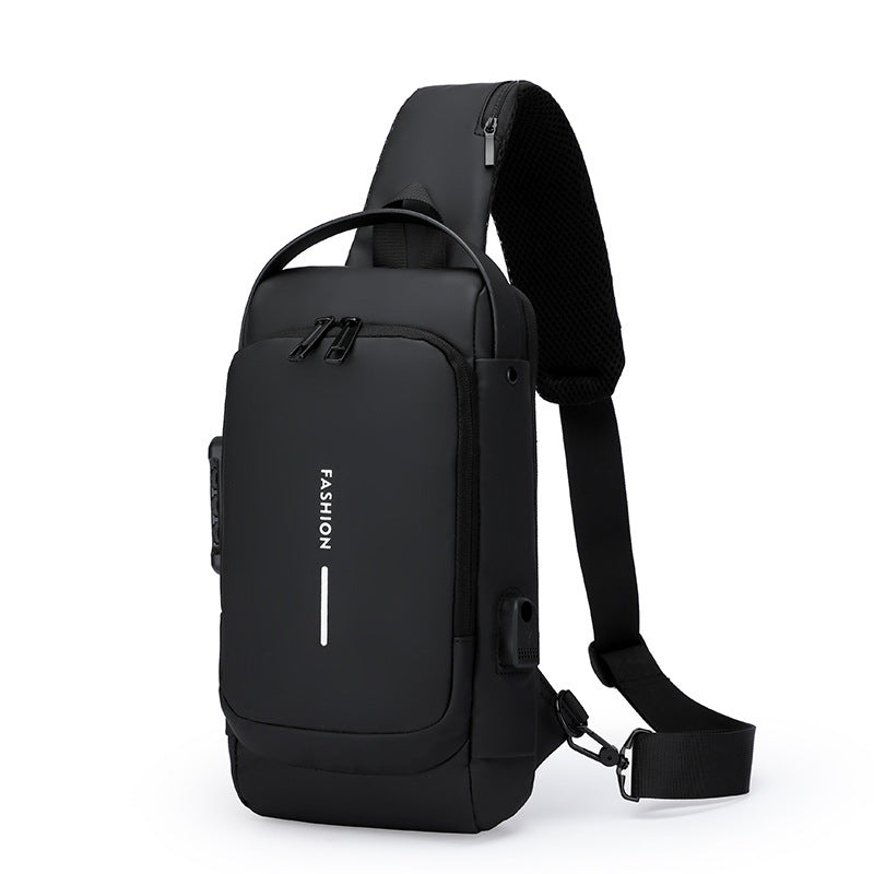 Password Lock Waterproof Chest Bag