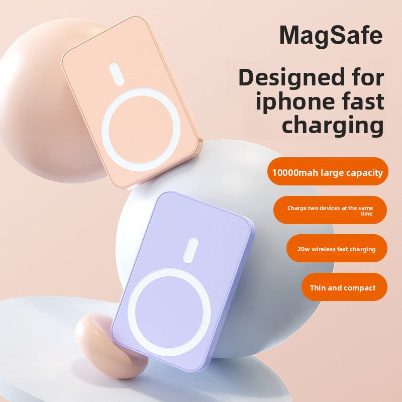 Magnetic Wireless Power Bank with Fast Charging