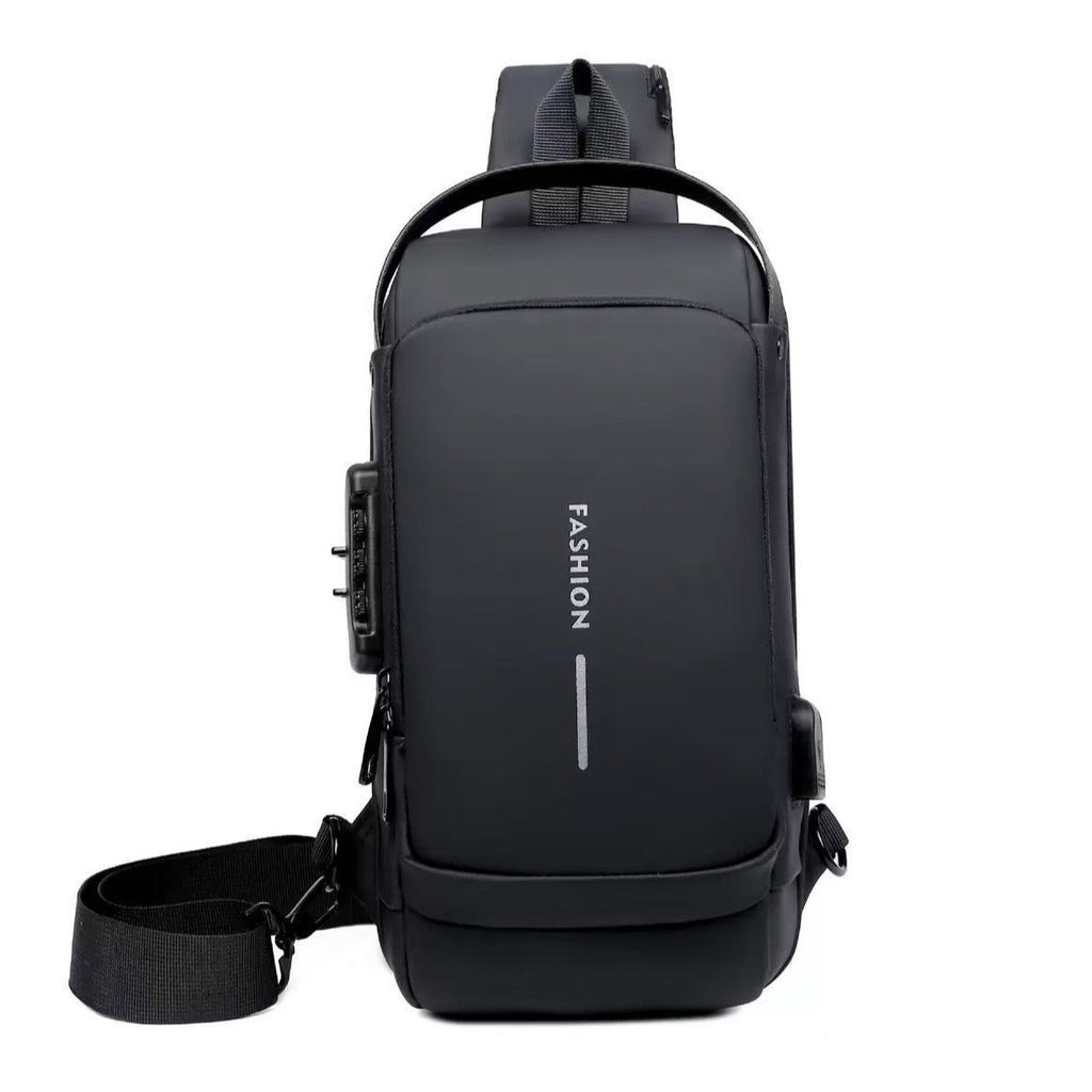 Password Lock Waterproof Chest Bag