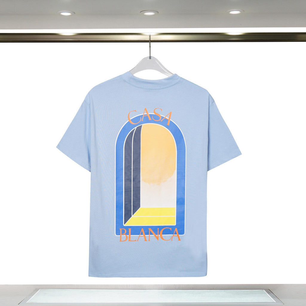 Casual Cotton Letter Print T-shirt