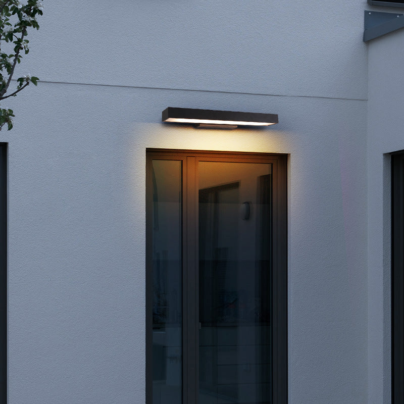 Modern Outdoor LED Wall Light Stainless Steel Waterproof