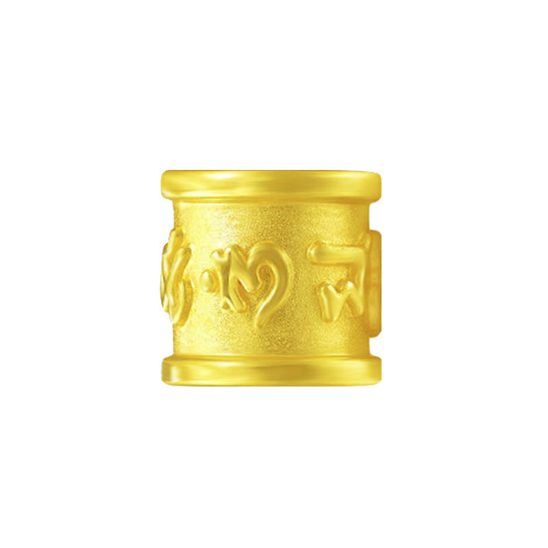 3D Hard Gold Pendant Necklace with Gift Box
