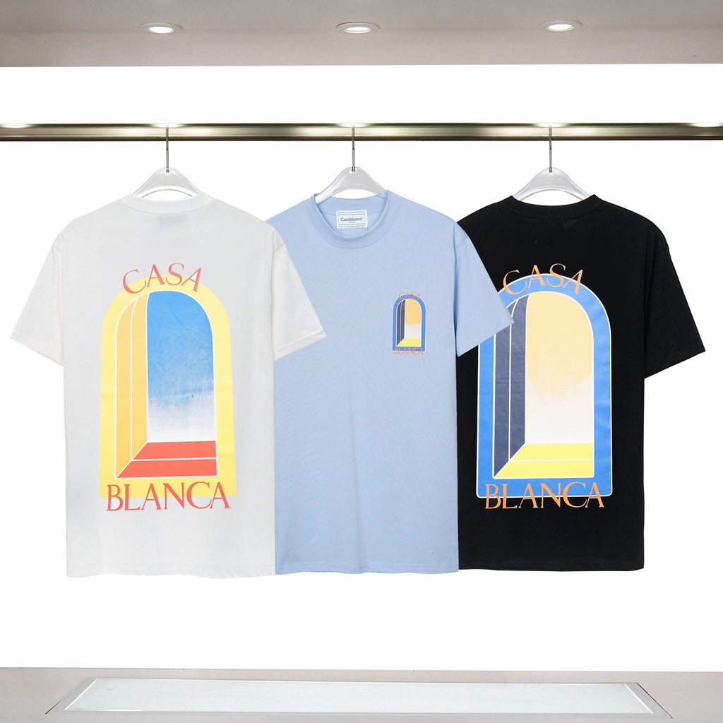Casual Cotton Letter Print T-shirt