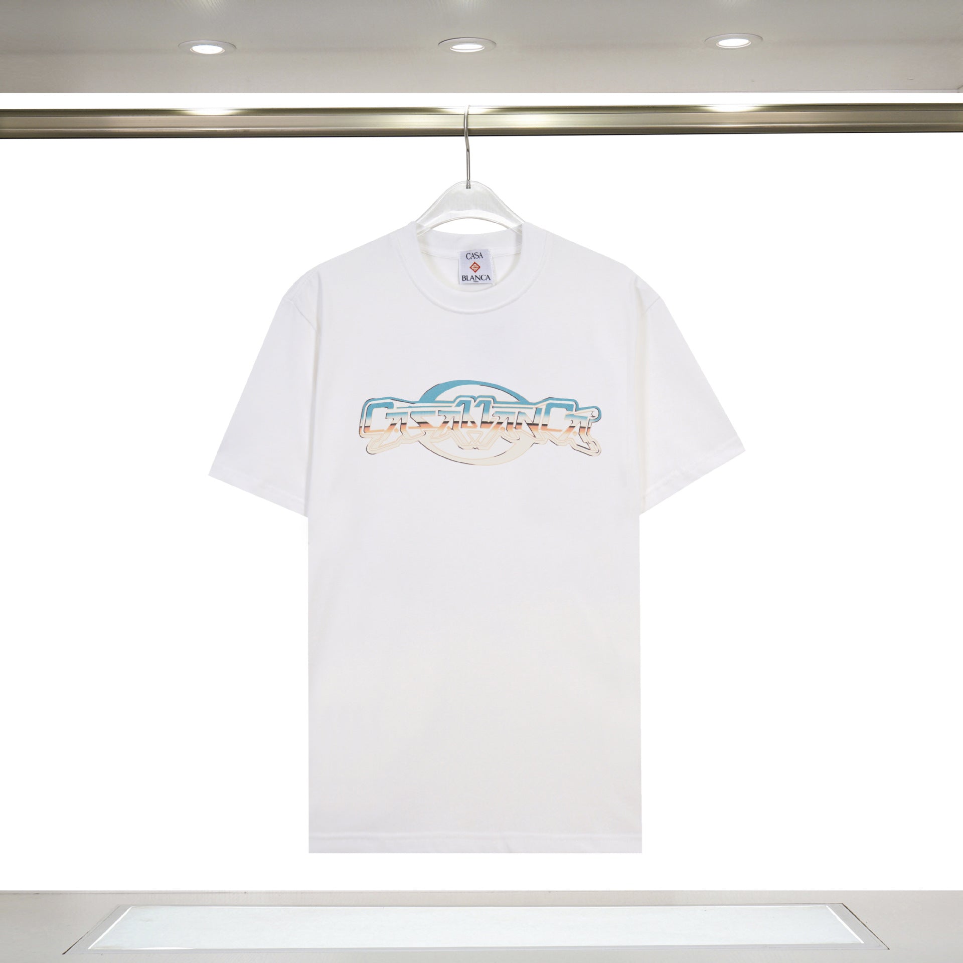 Casual Cotton Letter Print T-shirt