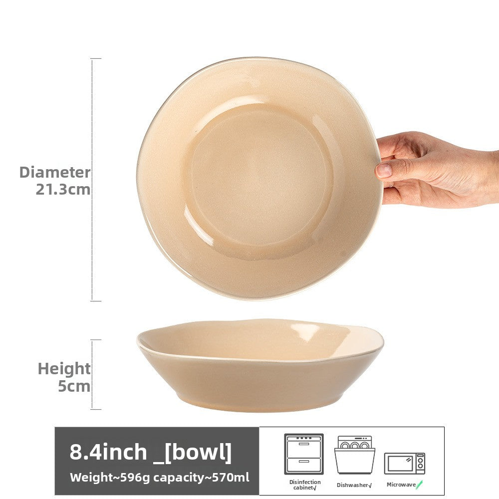 Retro Ceramic Salad Bowl Set