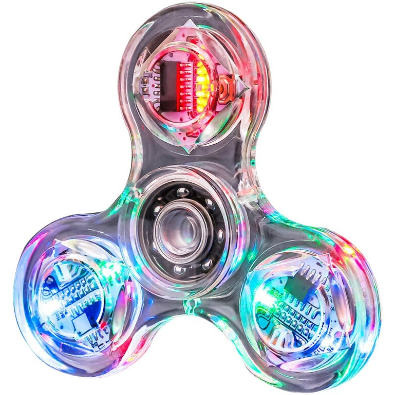 LED Crystal Fingertip Gyro Stress Relief Toy