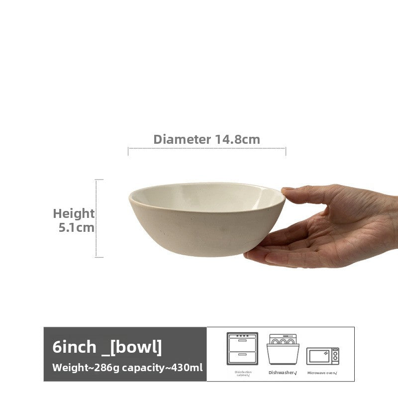 Retro Ceramic Salad Bowl Set