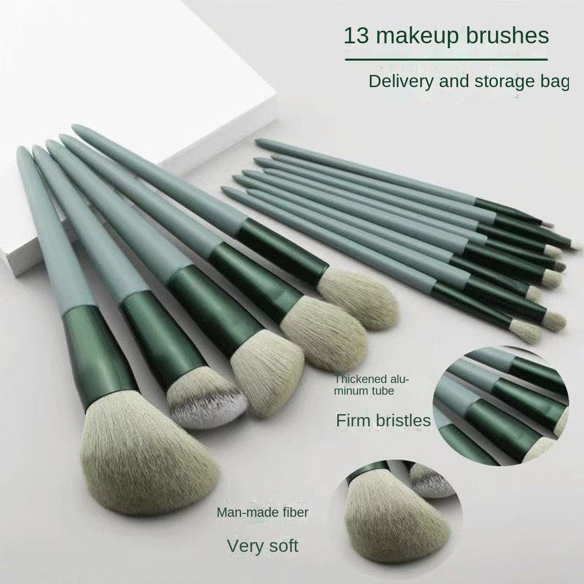 Makeup Brush Suit High Sense 13 Set Of Three Brush Super Soft Wool Eyeliner Brush Beauty Makeup Tools Makeup Brush Set Brush