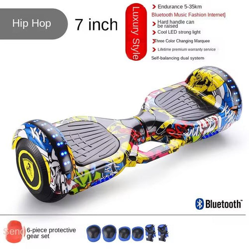 Adult Electric Self-balancing Swing Car 7-inch Children's Two-wheel Intelligent Electric Balance Car With Armrest