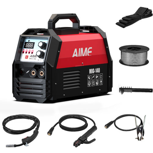 165 AMIG Welder, Four-in-one Multifunctional Welding Machine, With Wire-feed MIG  Gas MIG  LiftIG Manual Arc Welding, LED Digital Display And Synergistic Control, Dual Voltage 110V 220V MIG-165DS