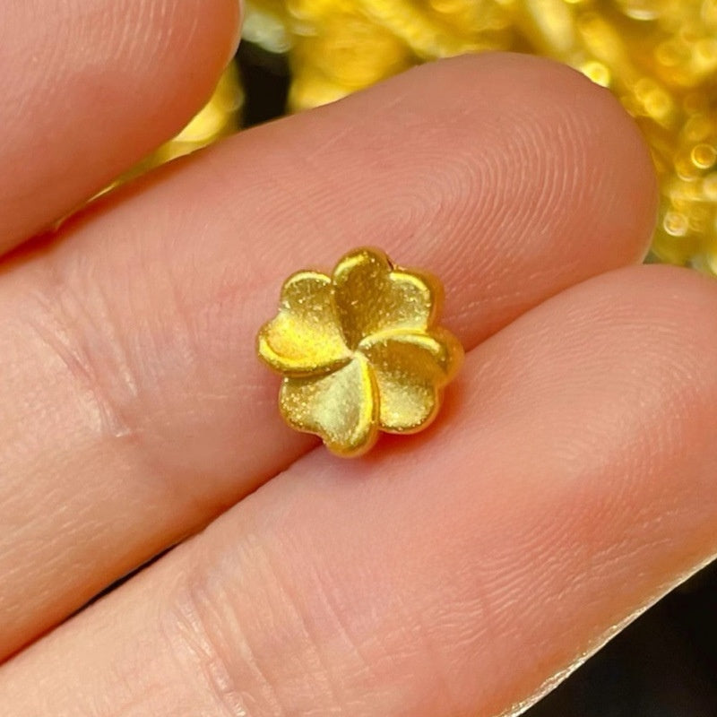 3D Hard Gold Pendant Necklace with Gift Box