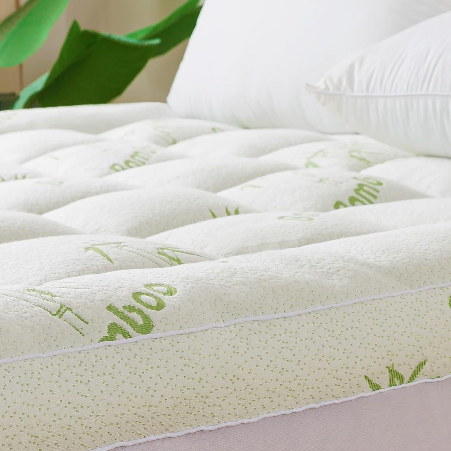 Bamboo Fiber Mattress Protector Pad