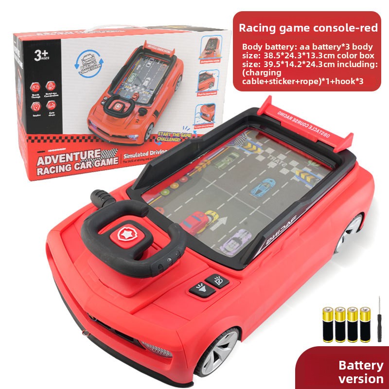 Racing Simulation Steering Wheel Educational Game Console