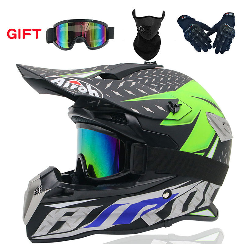 Motocross Helmet Four Seasons Full-cover Off-road Motorcycle Helmet Mountain Racing Downhill Full Helmet