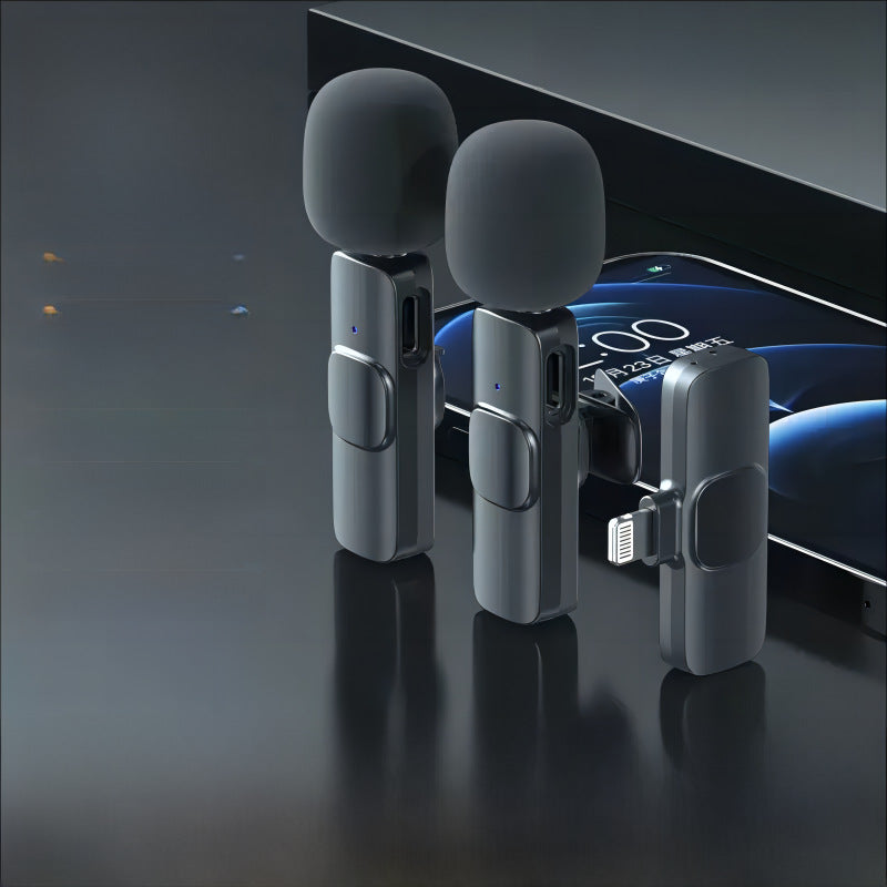 K1 Wireless Microphone Collar Clip-type Radio Wheat Device Live Anchor Recording Equipment Clamp-type Net Red Eating And Broadcasting Noise Reduction