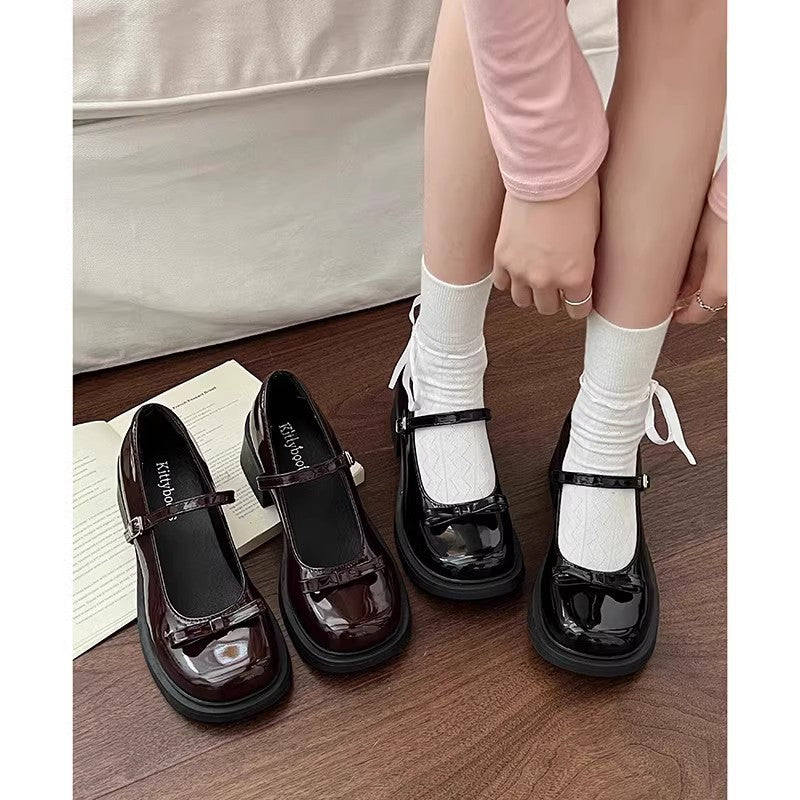 Retro High-Heeled Mary Jane Shoes For Women