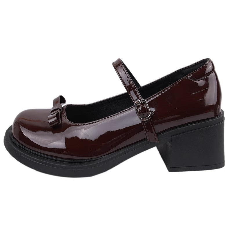 Retro High-Heeled Mary Jane Shoes For Women