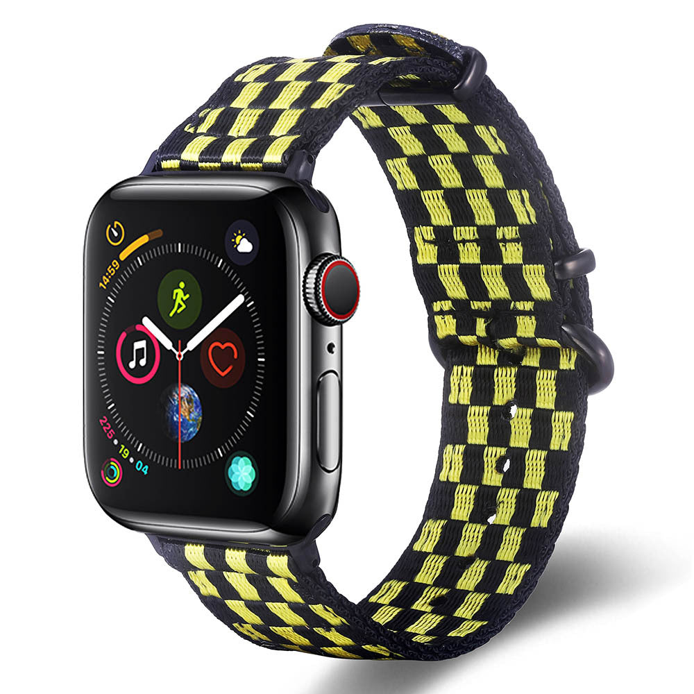 Suitable For The New Apple Apple7/6 Rainbow Nylon Strap American Flag Strap 5/4/3/2/1 Replacement Strap