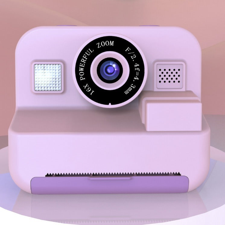 Children's Exclusive Printing Camera, Multiple Filters, Games, Flash, Long-lasting Front And Back Double Photography