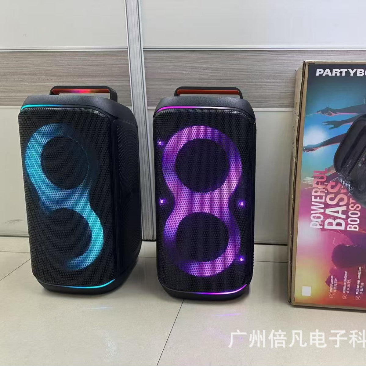 Cross-border Foreign Trade  Bluetooth Speaker Mobile Portable Bass Explosions Big Speaker Lighting Show
