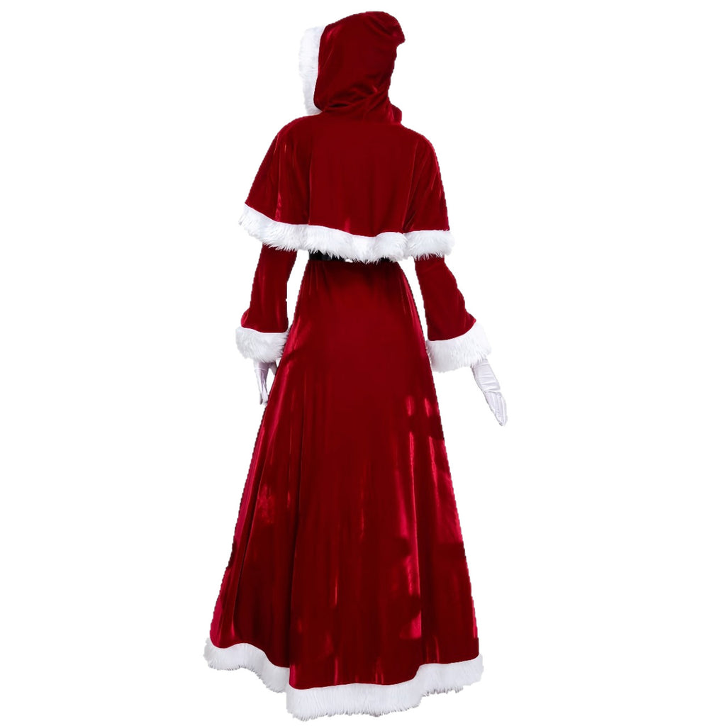 Christmas Costumes Men's And Women's Santa Claus Costumes Printed Christmas Stage Performance Suits