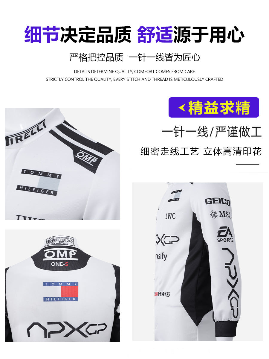 F1 Formula Racing Suit Cosplay Costume APXGP Jumpsuit Adult Racing Driver Dino Sentai Cos Suit