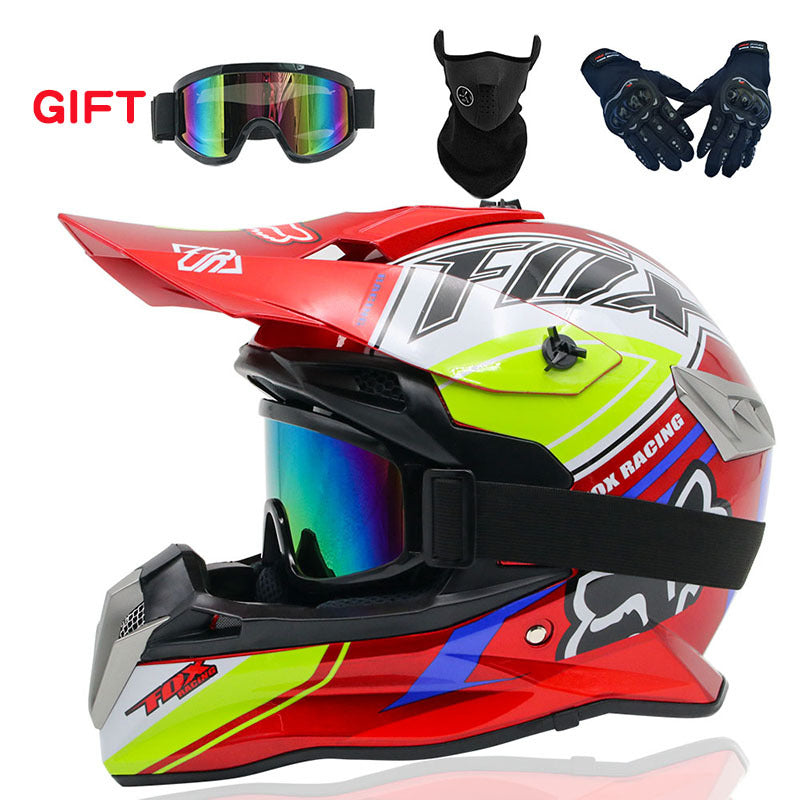 Motocross Helmet Four Seasons Full-cover Off-road Motorcycle Helmet Mountain Racing Downhill Full Helmet
