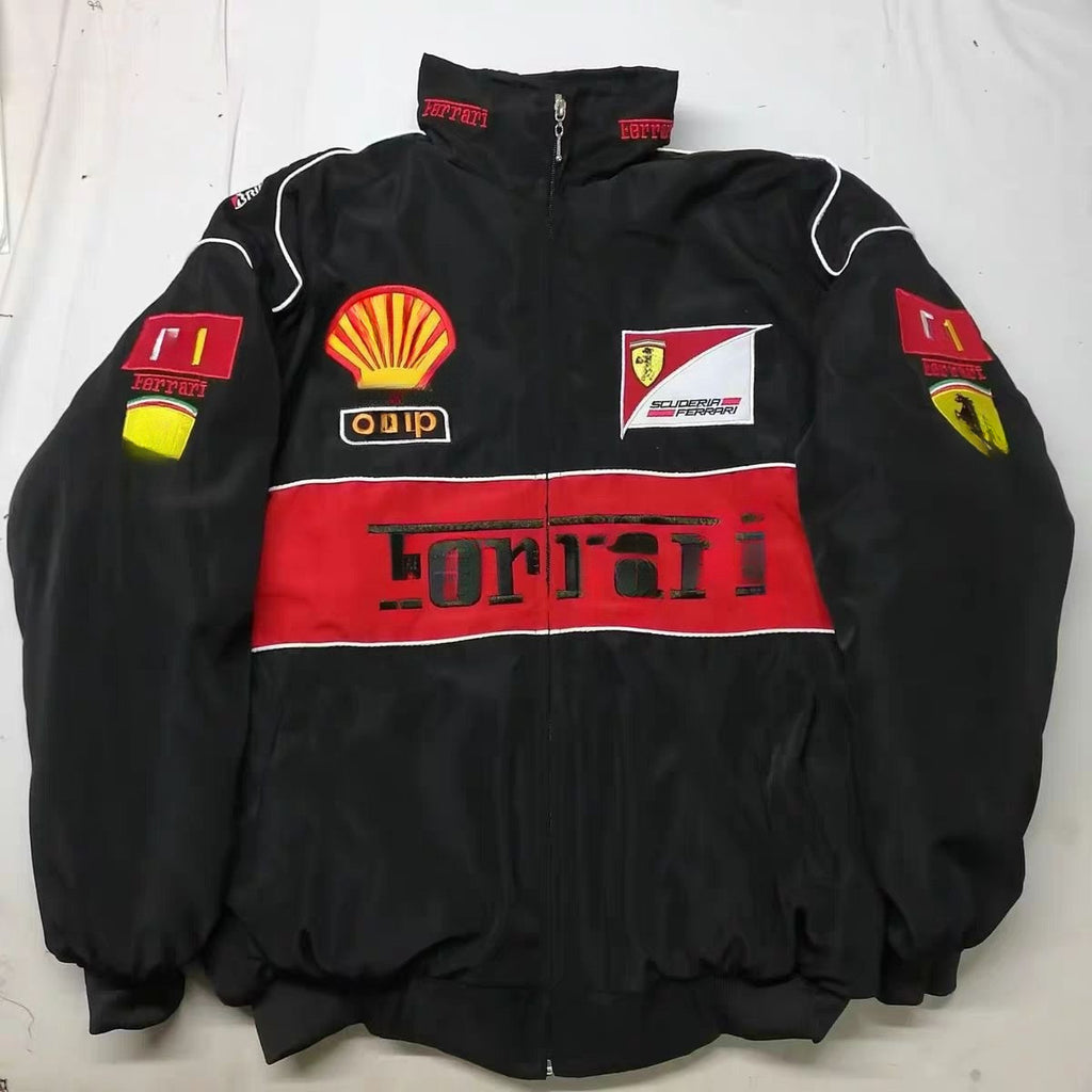 Embroidered Thin Racing Jacket