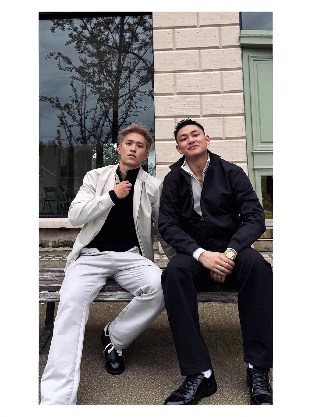 Gtal American First-Year Stand-Up Collar Jacket With Traditional Pattern Printing Xizang Casual High-End Pure Color Long-Sleeved Jacket
