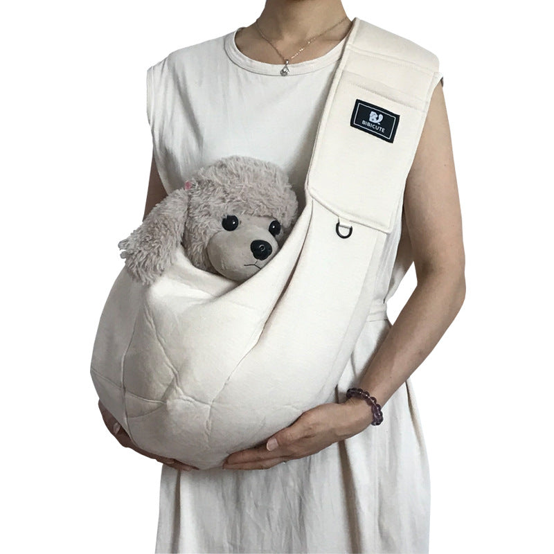 Pet Backpack Korean Pet Bag Single Shoulder Crossbody Portable Teddy Pomeranian Cat Pet Cat Bag