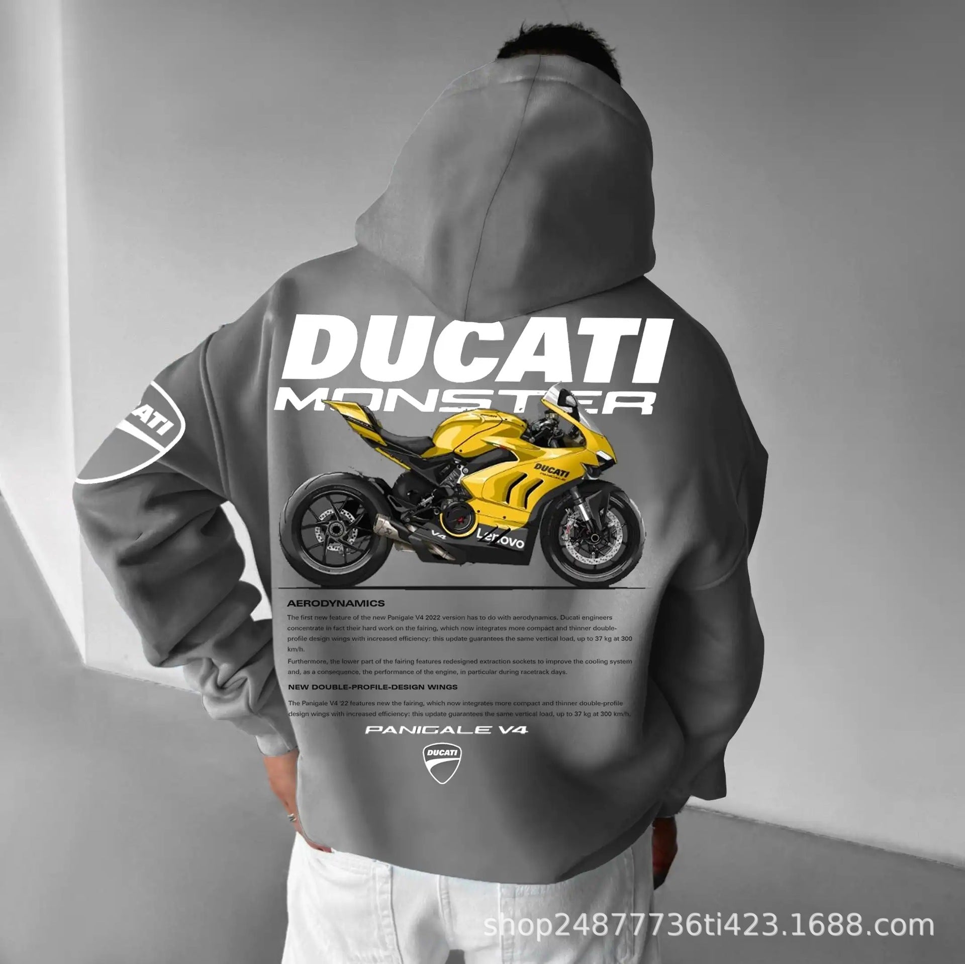 Polyester Print Hooded Sweatshirt Factory Direct Sales High Quality