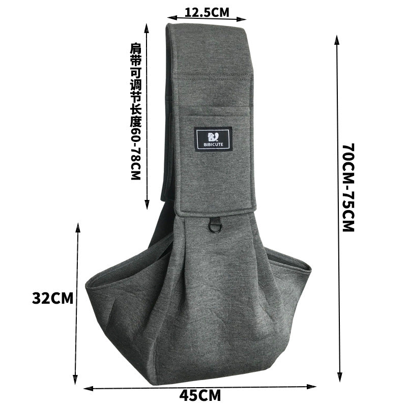 Pet Backpack Korean Pet Bag Single Shoulder Crossbody Portable Teddy Pomeranian Cat Pet Cat Bag